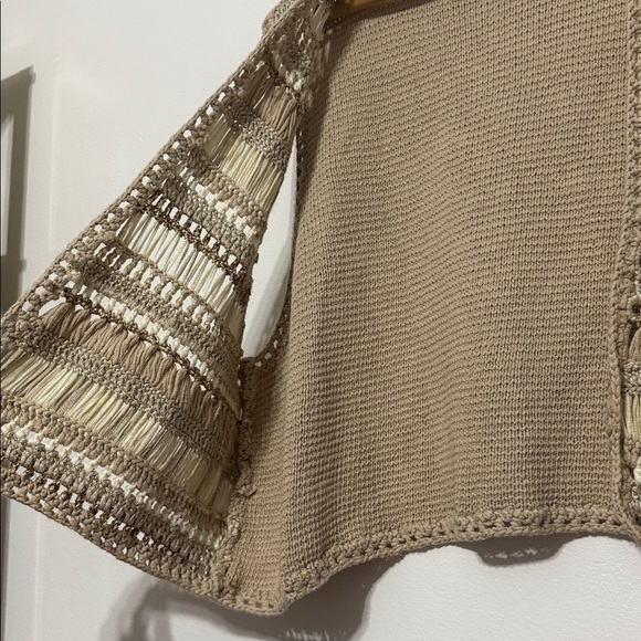 Chicos beige cream crochet detailed vest - Picture 5 of 12